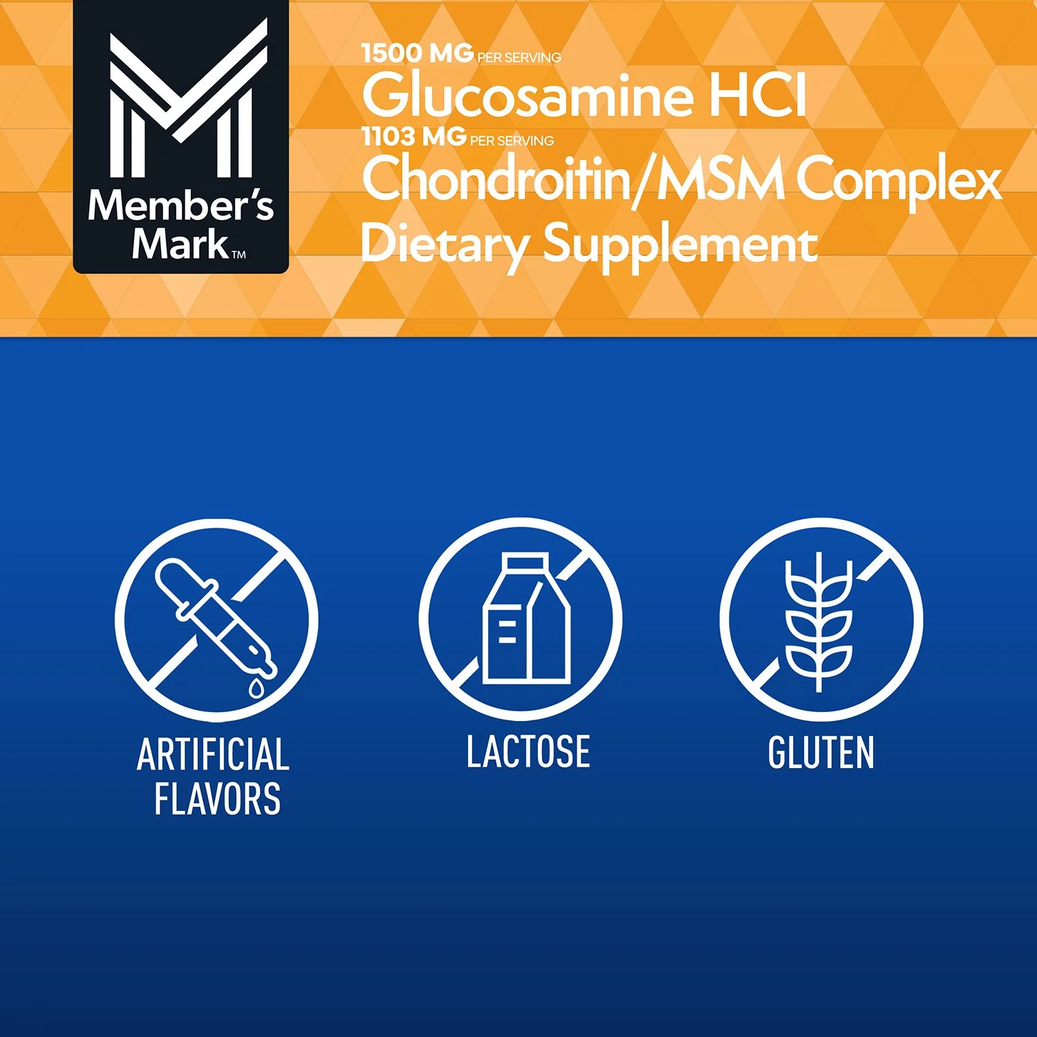 Viên hổ trợ xương, khớp gối, tạo và giử cơ bắp-Glucosamine HCl and Chondroitin/MSM Complex Tablets, 220 ct. - Ảnh 6