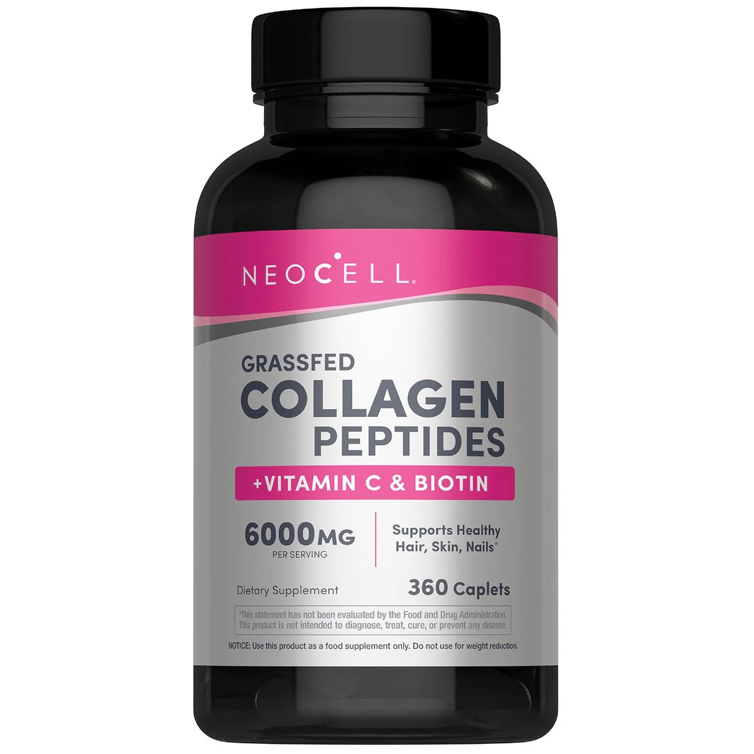Viên uống bổ sung collagen giúp trẻ hóa da, chống nhăn da, tóc mượt, móng khỏe - NeoCell Super Collagen + Vitamin C & Biotin 360 viên.